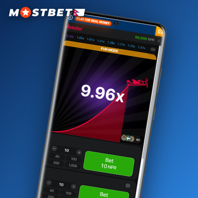 Round history feature icon for Mostbet Aviator with red and green multiplier tags