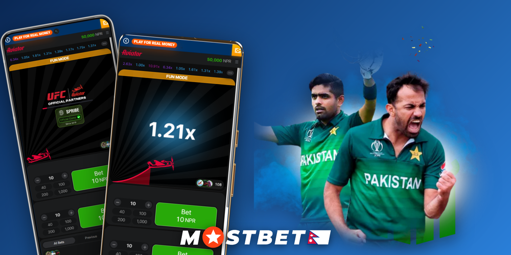 Mostbet Aviator game interface showing red plane mid-flight at 3.12x multiplier