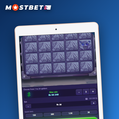 Mostbet Mines extreme grid with fifteen-plus mines and one lone gem on red