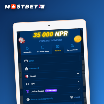 Mostbet account access via Google and Telegram social login icons